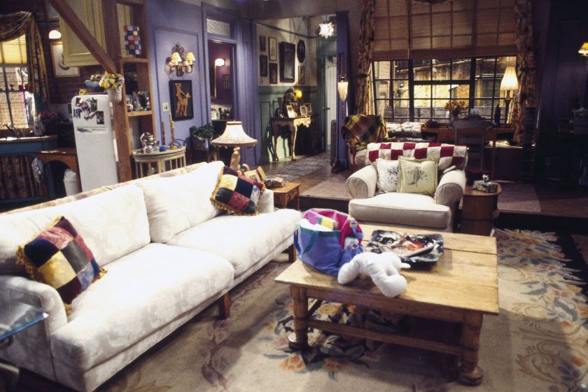 Monica's living room from Friends