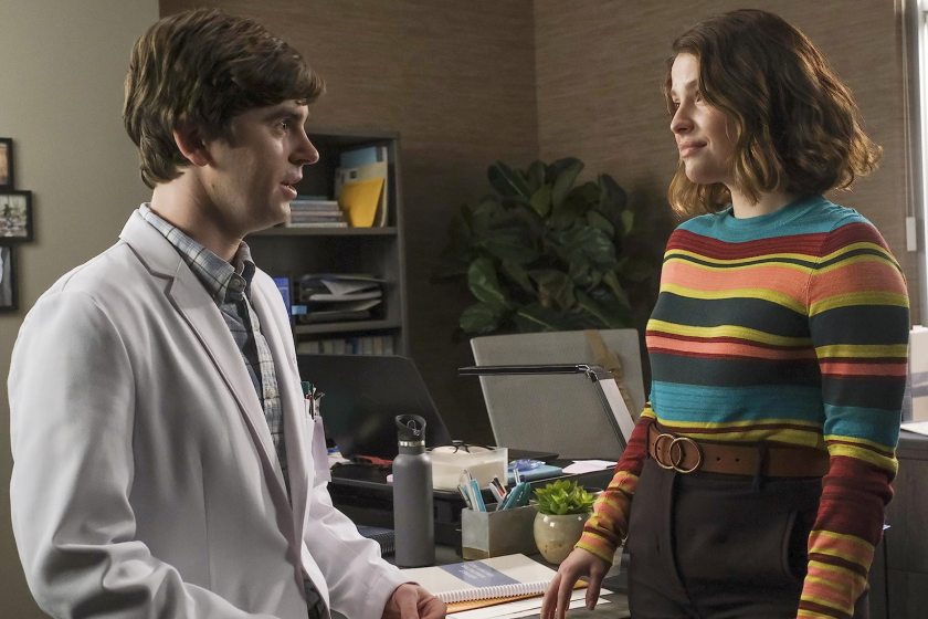 Freddie Highmore and Paige Spara in The Good Doctor (2017)