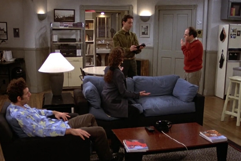Seinfeld TV show living room set