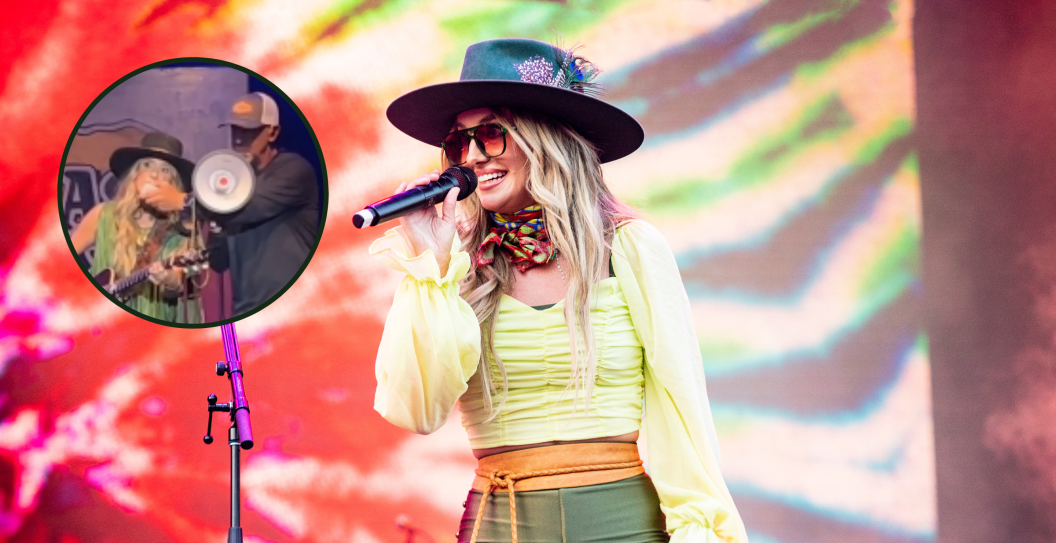 CHICAGO, ILLINOIS - AUGUST 03: Lainey Wilson performs during Lollapalooza at Grant Park on August 03, 2023 in Chicago, Illinois