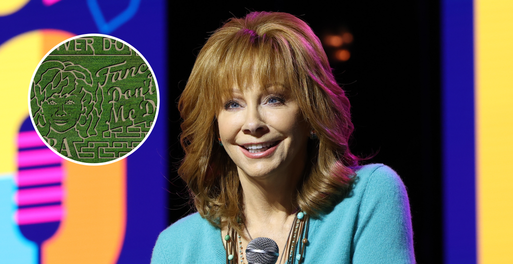 NASHVILLE, TENNESSEE - JUNE 09: Reba McEntire speaks on CMA Close Up Stage during CMA Fest 2023 at Music City Center at Nissan Stadium on June 09, 2023 in Nashville, Tennessee and screengrab via The Maize.