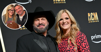 FRISCO, TEXAS - MAY 11: Garth Brooks and Trisha Yearwood attend the 58th Academy of Country Music Awards at The Ford Center at The Star on May 11, 2023 in Frisco, Texas and screengrab via Garth Brooks' Instagram.