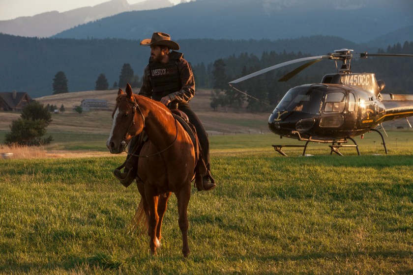 Lee Dutton in Yellowstone Season 1 Episode 1
