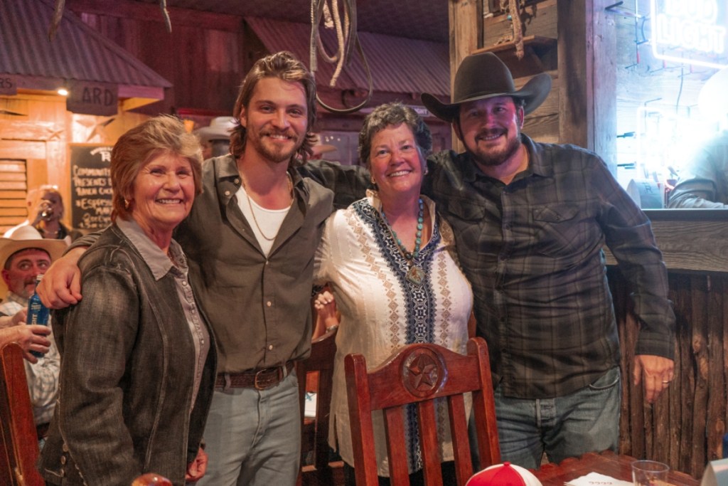 'Yellowstone' stars Luke Grimes and Cole Hauser at Nic's Bar at Bosque Ranch