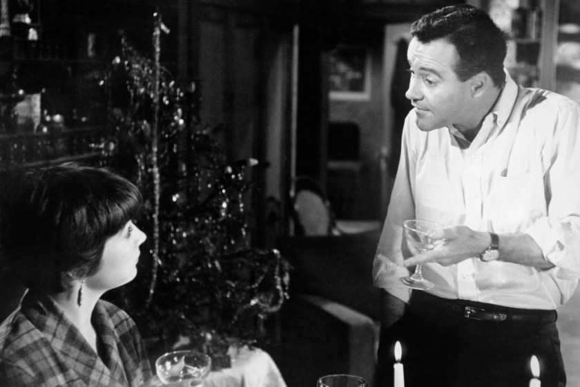 Scene from the movie 'The Apartment' with Jack Lemmon