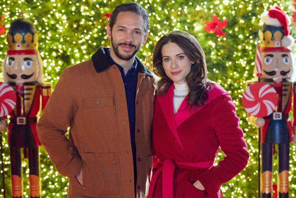 Michael Rady and Lyndsy Fonseca in 2023's "Where Are You, Christmas?" 