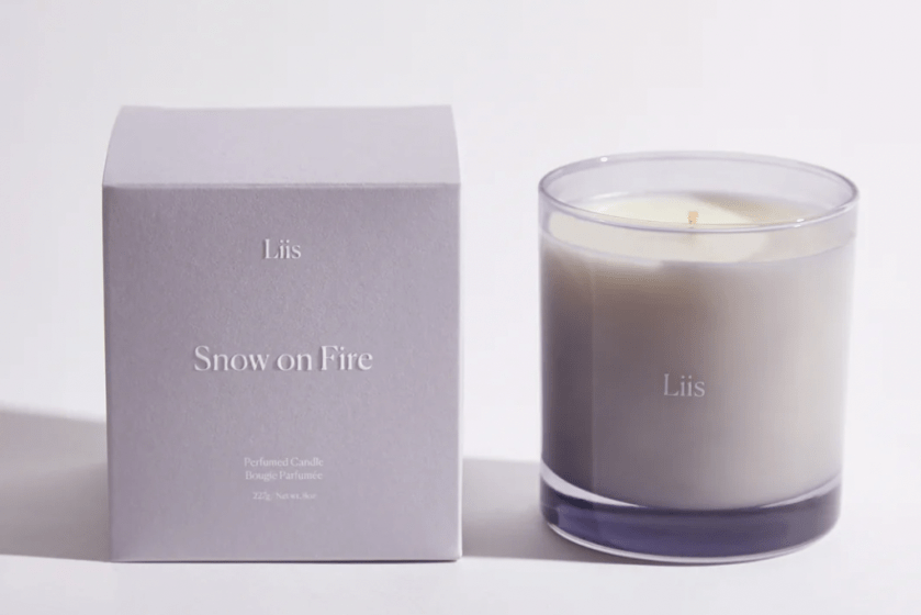 Liis Fragrances Snow on Fire candle