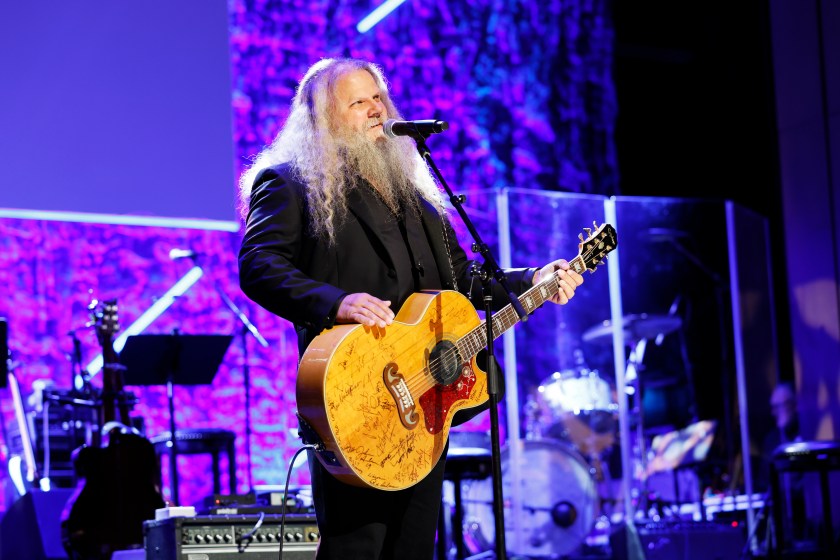Jamey Johnson performs onstage at the Class of 2023 Medallion Ceremony at Country Music Hall of Fame and Museum on October 22, 2023 in Nashville, Tennessee.