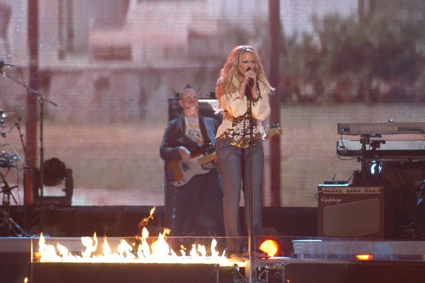 Miranda Lambert performs "Kerosene" during The 39th Annual CMA Awards - Show at Madison Square Garden in New York City, New York, United States.