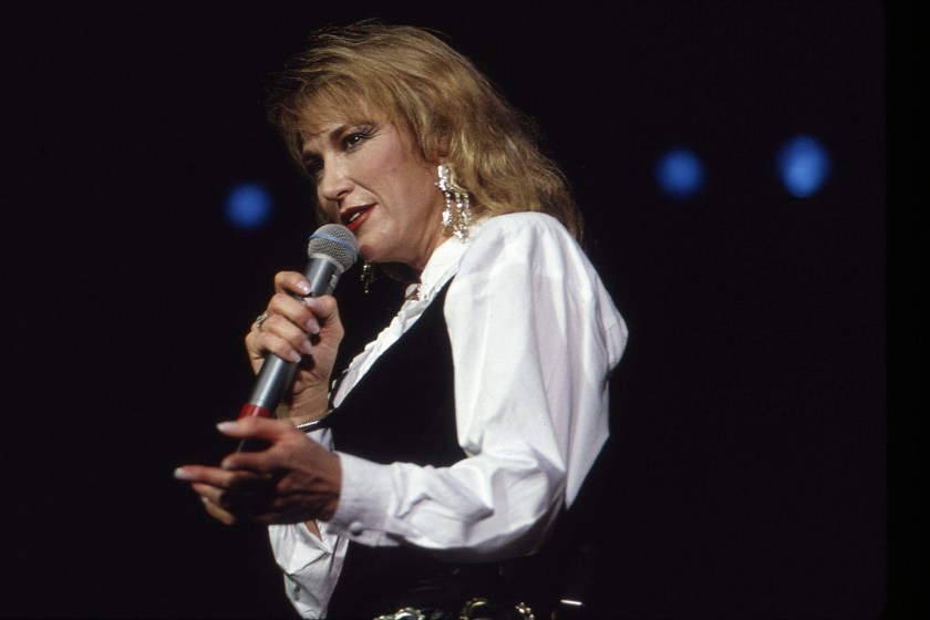 NASHVILLE - 1993: Country singer and songwriter Tanya Tucker perform on performs 1993 in Nashville, Tennessee.
