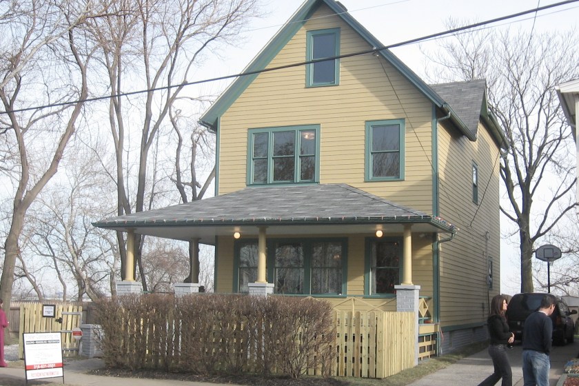 The house used for exterior shots of Ralphie's home from the movie 'A Christmas Story'. Cleveland, Ohio.