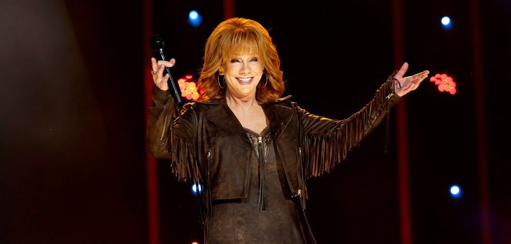 NASHVILLE, TENNESSEE - JUNE 09: Reba McEntire performs on stage during day two of CMA Fest 2023 at Nissan Stadium on June 09, 2023 in Nashville, Tennessee.