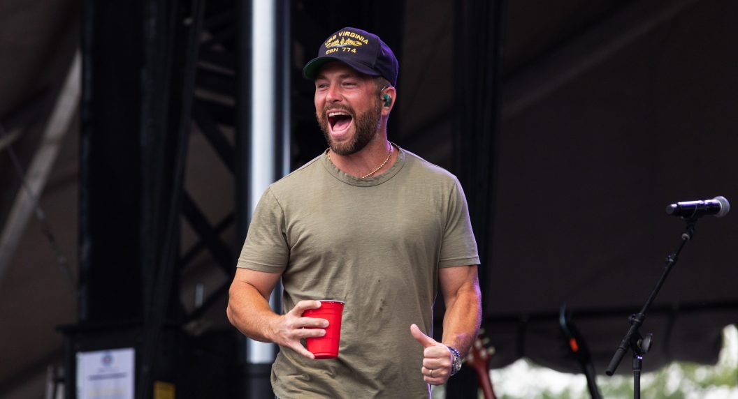CHICAGO, ILLINOIS - JULY 14: Chris Lane performs onstage at the Windy City Smokeout at the United Center on July 14, 2023 in Chicago, Illinois.