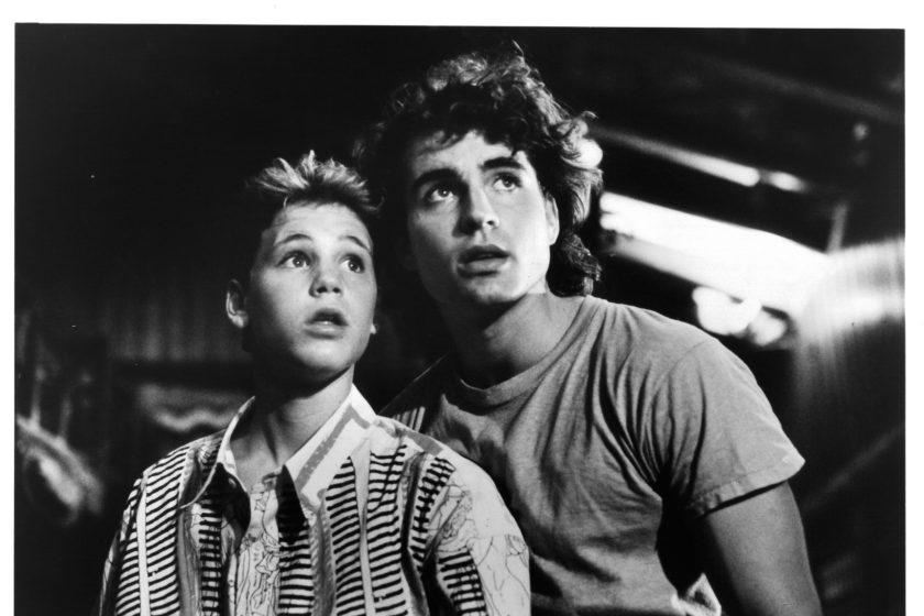 Corey Haim and Jason Patric in a scene from the film 'The Lost Boys', 1987. 