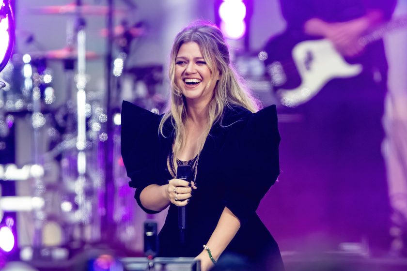 SEPTEMBER 22: Kelly Clarkson is seen performing during NBC's "Today" show Citi Concert Series at Rockefeller Plaza on September 22, 2023 in New York City.