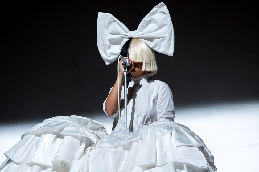 BOSTON, MA - MAY 27: Sia performs on Day 1 of the Boston Calling Festival on Government Center Plaza on May 27, 2016 in Boston, Massachusetts.