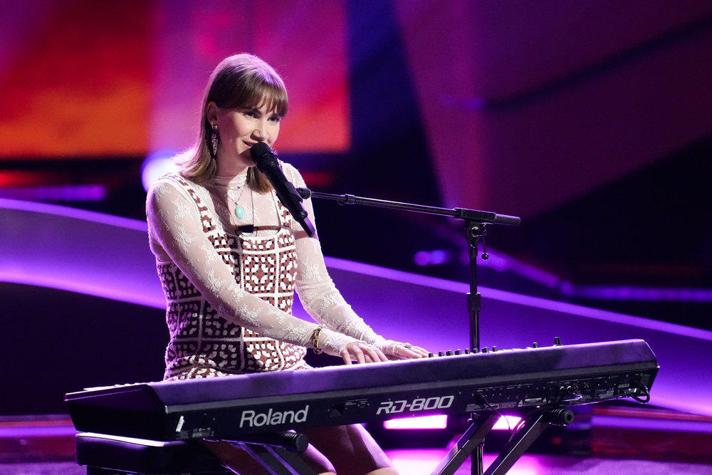 THE VOICE -- "The Blind Auditions Part 5" Episode 2405 -- Pictured: Lila Forde -- 