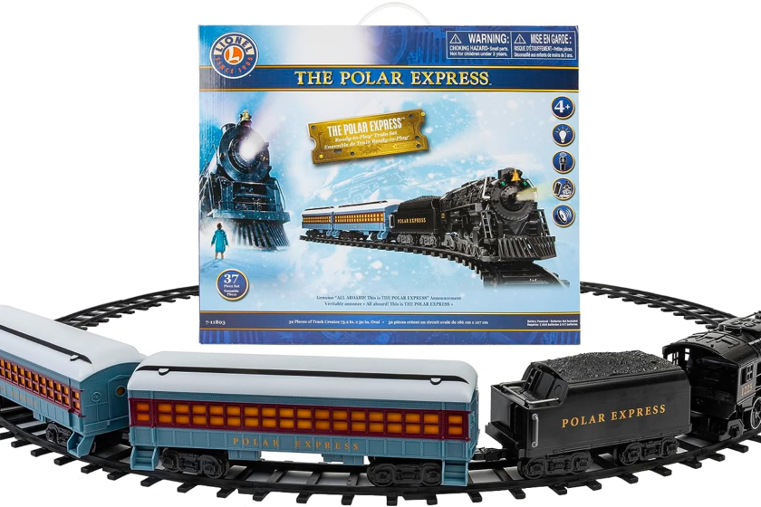  OLIUGEI Electric Train Set Steam Train Toys for Boys