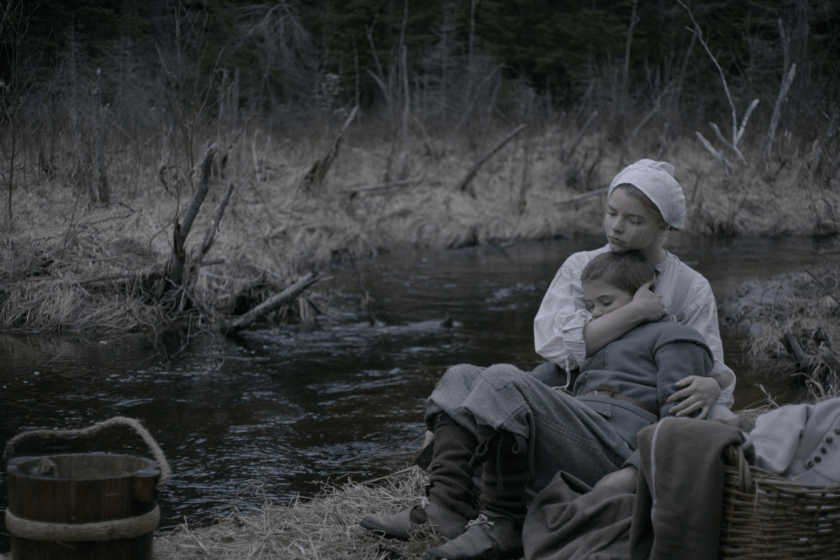 Harvey Scrimshaw and Anya Taylor-Joy in The Witch (2015)