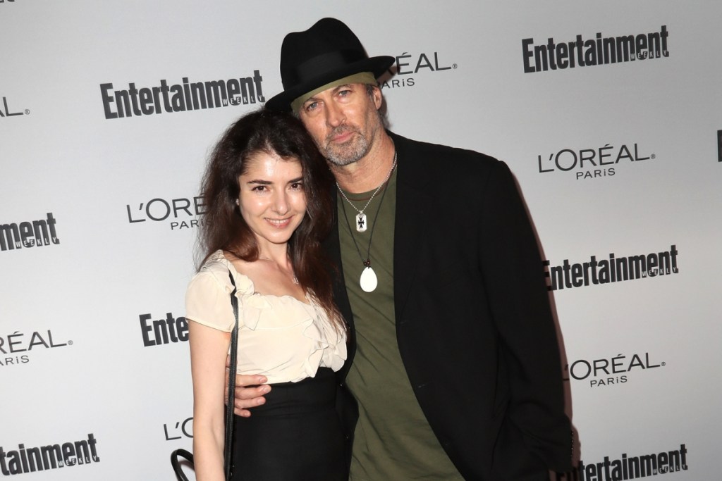 Scott Patterson with his wife Kristine Saryan in 2016. 