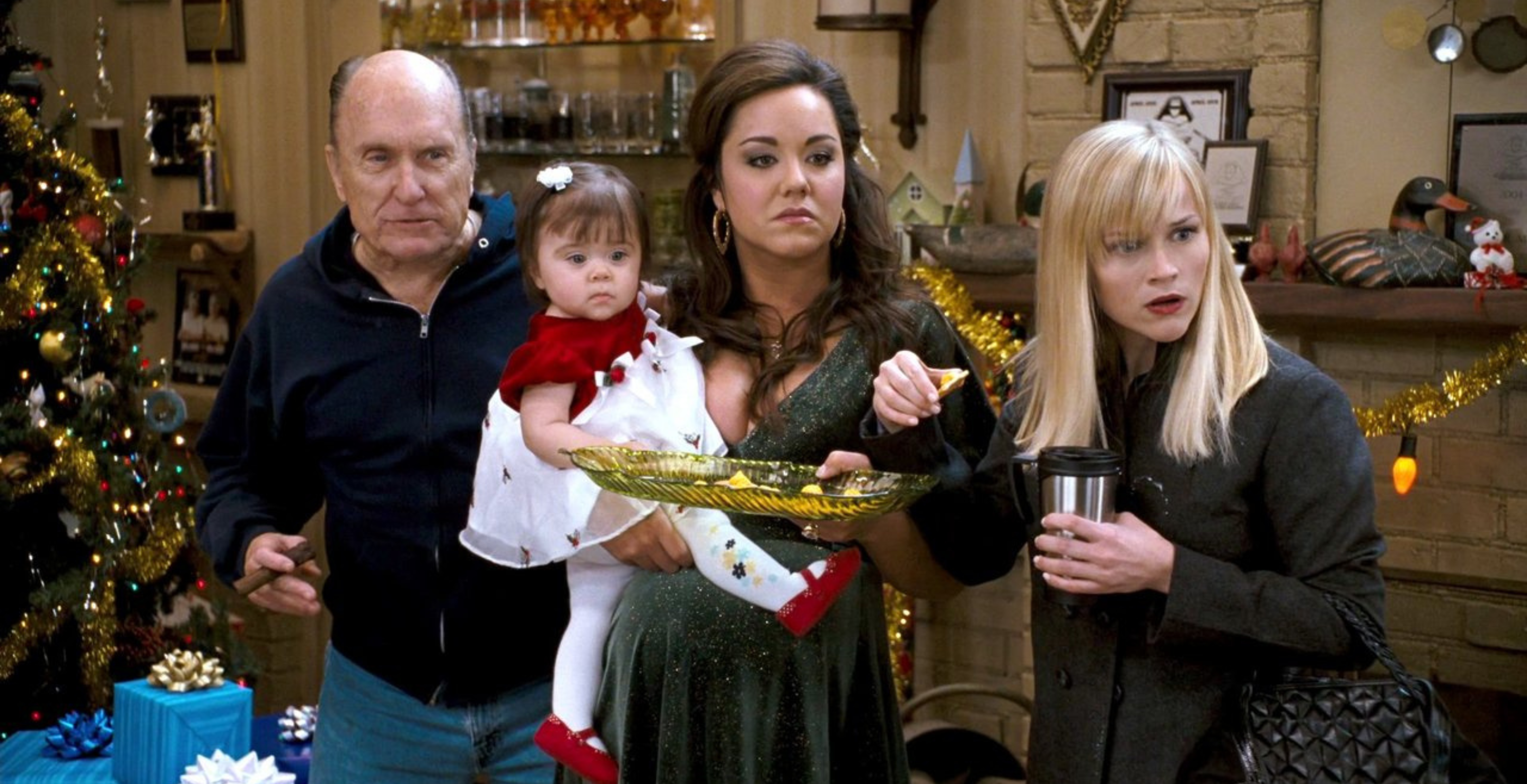 Robert Duvall, Reese Witherspoon, and Katy Mixon in Four Christmases (2008)