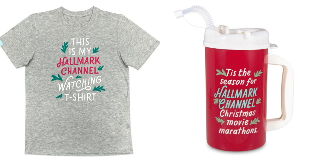 Hallmark channel T-shirt/ Hallmark channel cup
