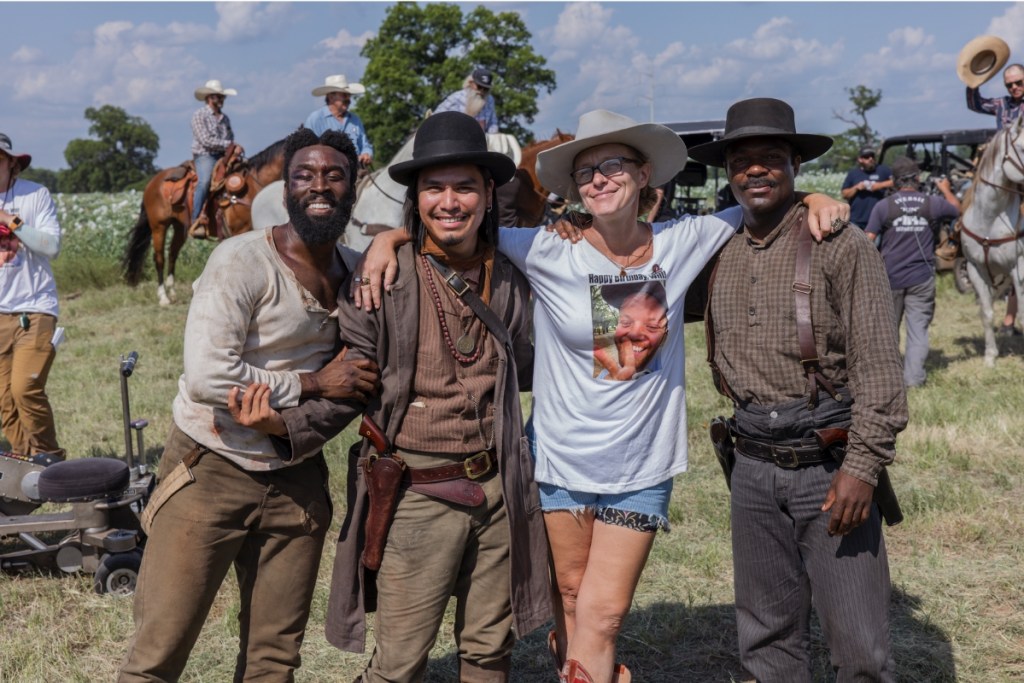 Lawmen: Bass Reeves behind-the-scenes photo
