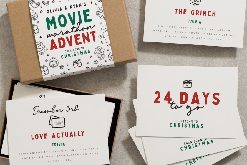 christmas movie advent