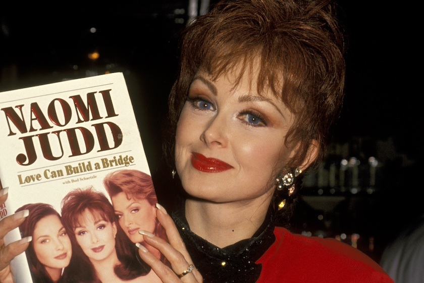Naomi Judd during Naomi Judd Showcases New Book "Love Can Build A Bridge" at Harley Davidson Cafe in New York City, New York, United States.