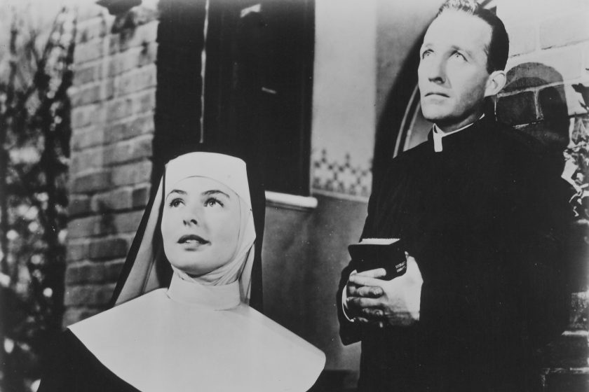 Ingrid Bergman, Bing Crosby in "The Bells of St. Mary's" 1945   
