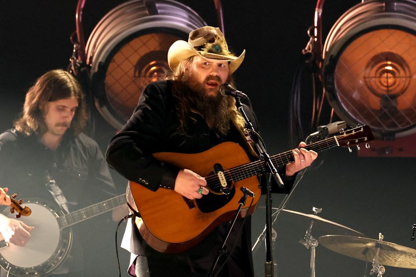 - NOVEMBER 09: Chris Stapleton performs onstage at The 56th Annual CMA Awards at Bridgestone Arena on November 09, 2022 in Nashville, Tennessee. 