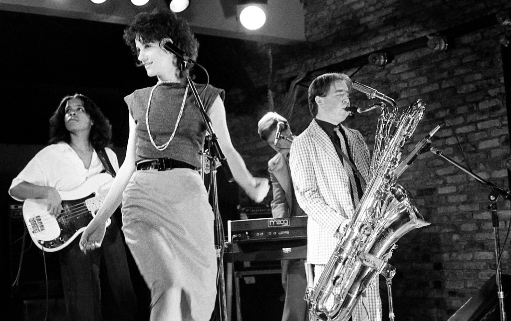 The Waitresses, perform on stage at The Peppermint Lounge, New York, New York, October 14, 1981. 