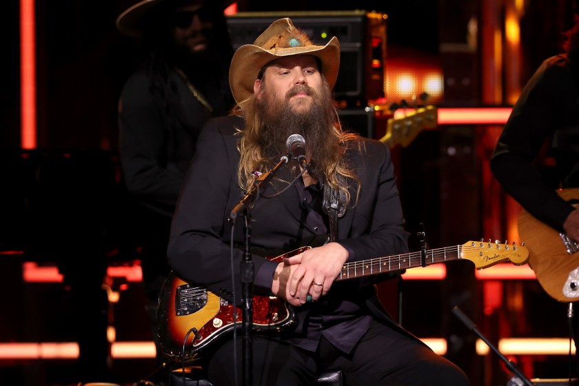 NOVEMBER 03: Chris Stapleton performs onstage during the 38th Annual Rock & Roll Hall Of Fame Induction Ceremony at Barclays Center on November 03, 2023 in New York City. 