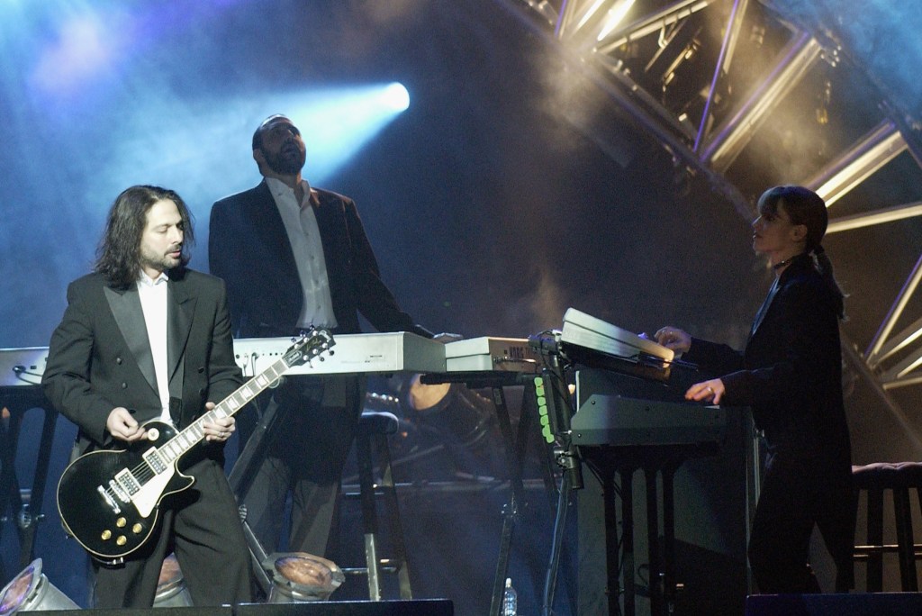 Trans Siberian Orchestra perform at the H.P. Pavilion on December 21, 2004 in San Jose California. 