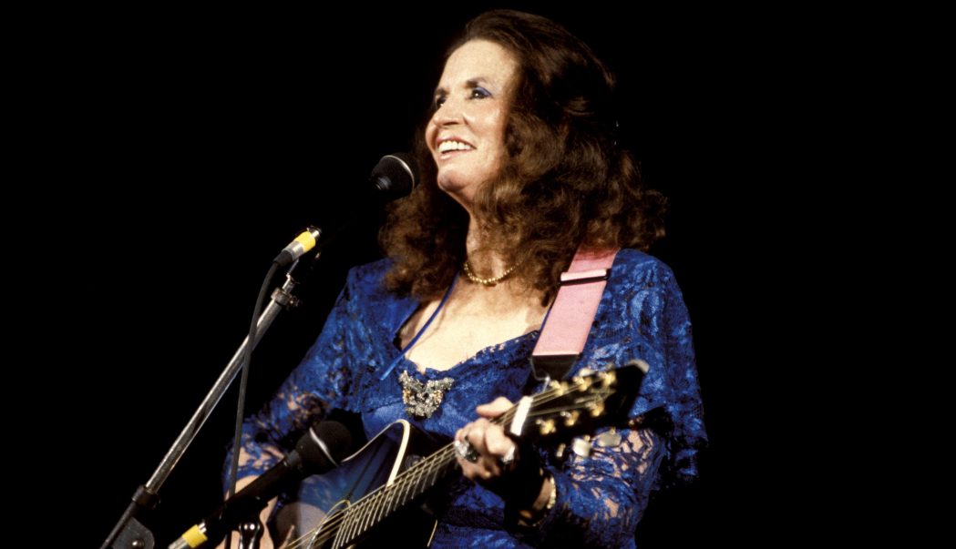 UNITED KINGDOM - JANUARY 01: WEMBLEY ARENA Photo of June CARTER, June Carter Cash performing on stage