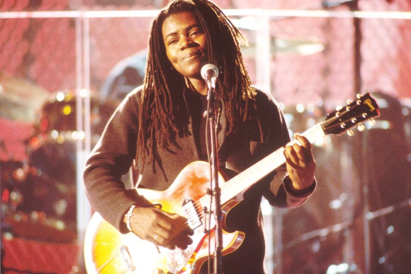 Tracy Chapman at the 39th annual Grammy awards.