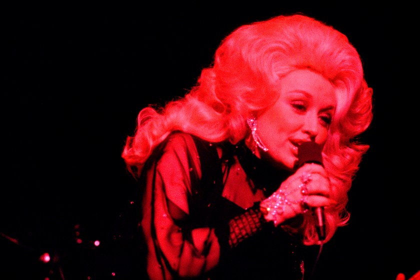 Dolly Parton at the Ivanhoe Theater in Chicago Illinois , April 29, 1977. (