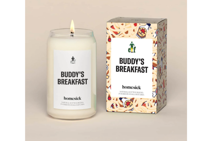 Elf homesick candles Buddy's Breakfast