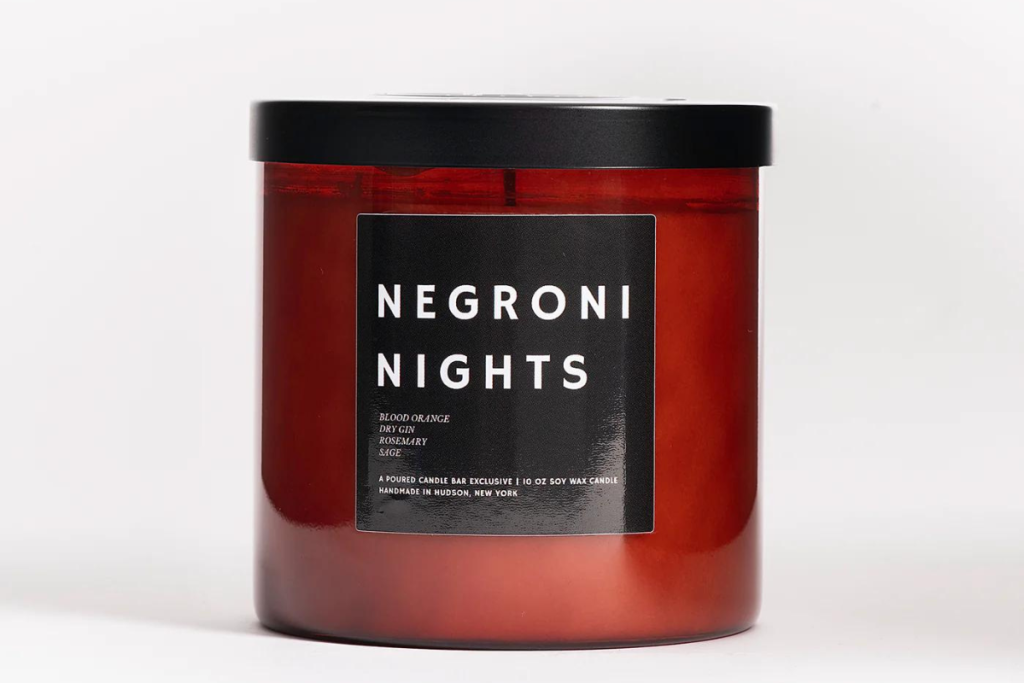 Negroni Nights candle