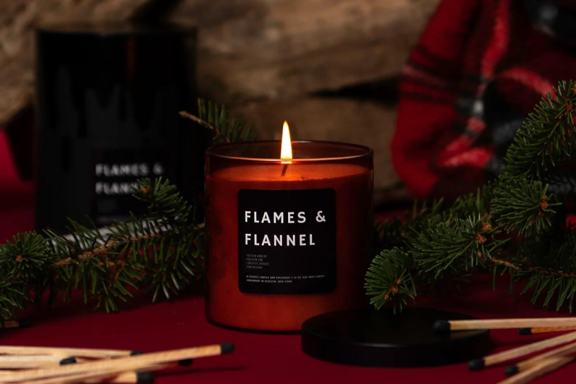 Flames & Flannel candle