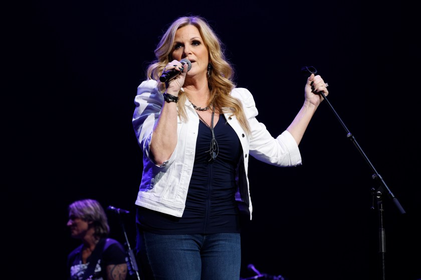  Trisha Yearwood performs onstage for All for the Hall a concert hosted by Keith Urban and Vince Gill benefiting the Country Music Hall of Fame and Museum at Bridgestone Arena on December 05, 2023 in Nashville, Tennessee. (Photo by Jason Kempin/Getty Images for the Country Music Hall of Fame and Museum)
