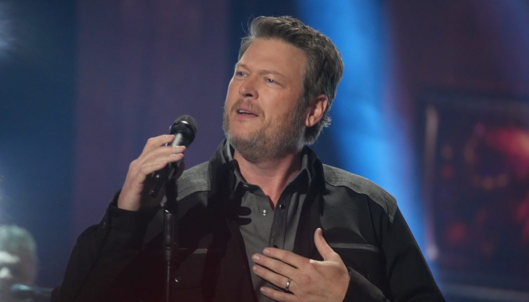 AUSTIN, TEXAS - APRIL 02: Blake Shelton performs onstage during the 2023 CMT Music Awards at Moody Center on April 02, 2023 in Austin, Texas.