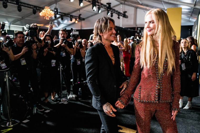 FRISCO, TEXAS - MAY 11: (L-R) Keith Urban and Nicole Kidman attend the 58th Academy of Country Music Awards at The Ford Center at The Star on May 11, 2023 in Frisco, Texas. (