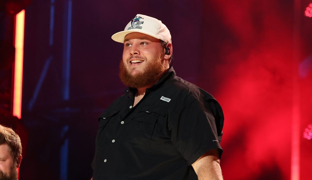 NASHVILLE, TENNESSEE - JUNE 08: Luke Combs performs on stage during day one of the CMA Fest 2023 at Nissan Stadium on June 08, 2023 in Nashville, Tennessee.
