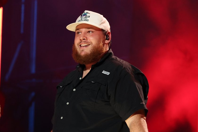 NASHVILLE, TENNESSEE - JUNE 08: Luke Combs performs on stage during day one of the CMA Fest 2023 at Nissan Stadium on June 08, 2023 in Nashville, Tennessee.