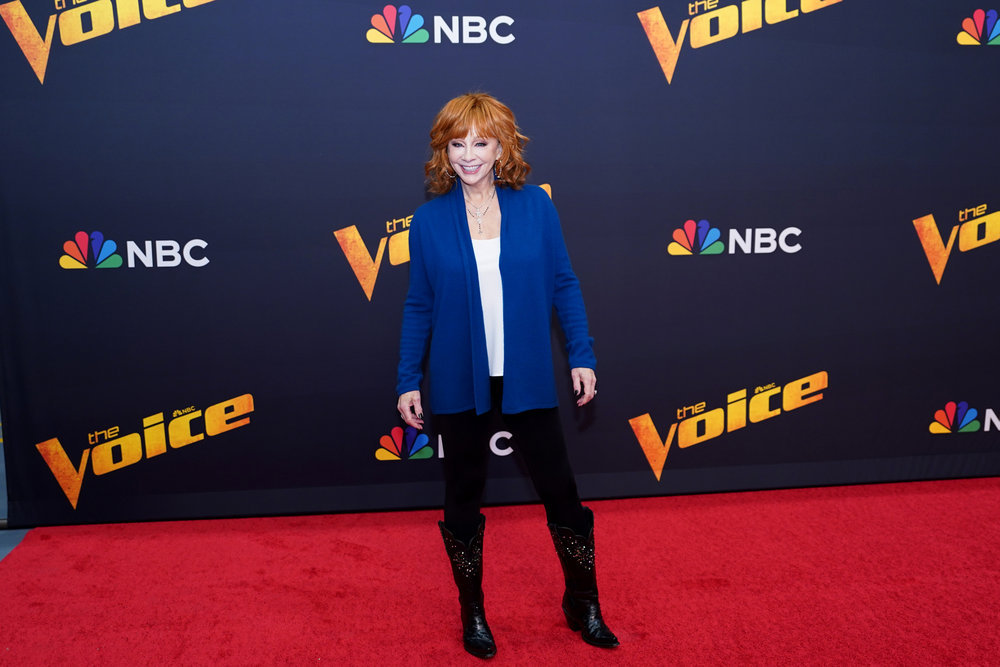 THE VOICE -- "Lives Red Carpet" Episode 2420A -- Pictured: Reba McEntire --
