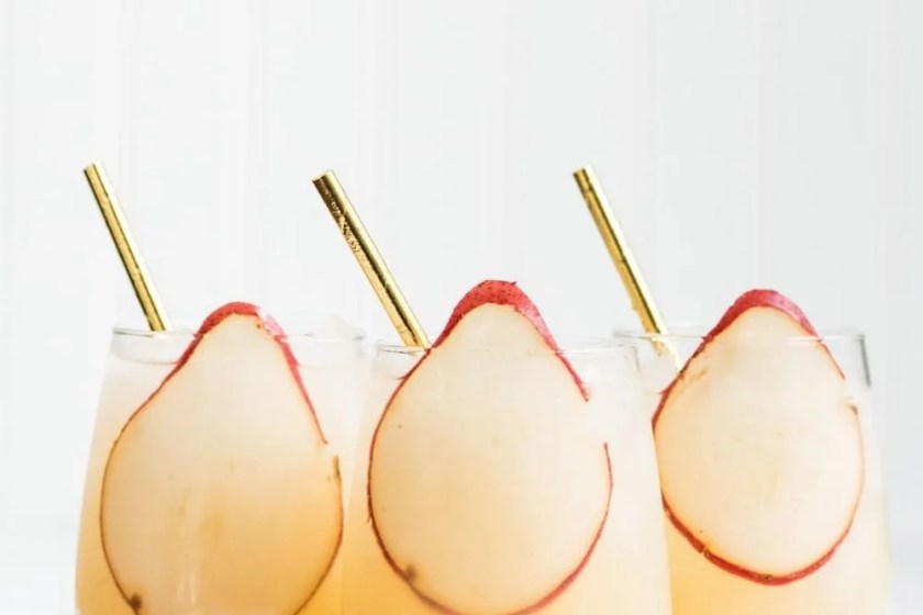 Pear Champagne Cocktail