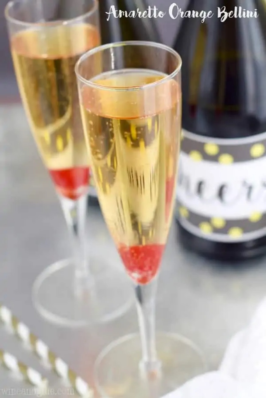 Amaretto Orange Bellini