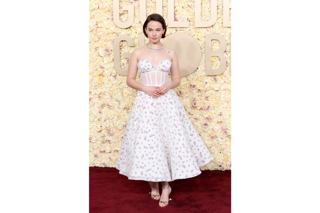 Cailee Spaeny attends the 81st Annual Golden Globe Awards