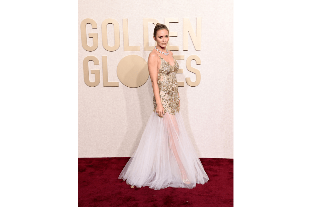 Emily Blunt attends the 81st Annual Golden Globe Awards